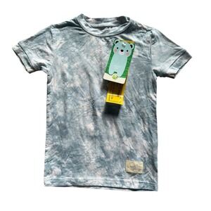 VAENAIT BABY KIDS BOYS SHIRT TODDLER SIZE 3T TIE DYE LIGHT BLUE bamboo